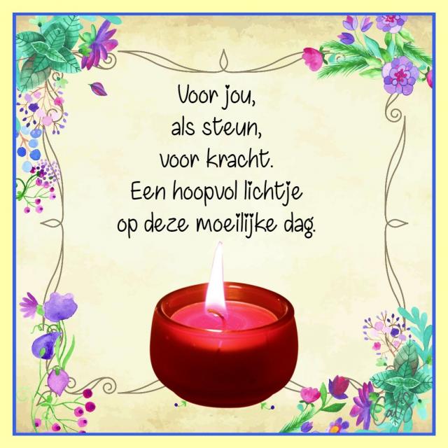 Steun voor jou.